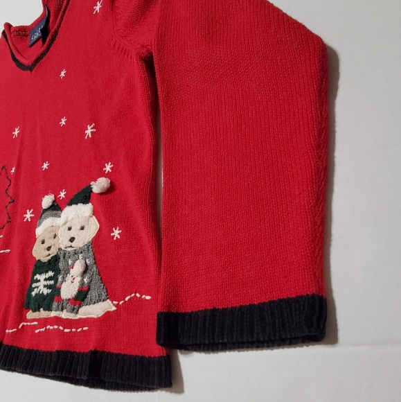 Christmas sweater. Holiday Cozy Party Sweater. Women's size XL. - Picture 6 of 12